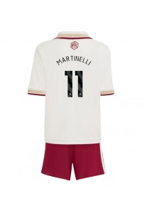 Arsenal Gabriel Martinelli #11 Jalkapallovaatteet Lasten Kolmas peliasu 2025-26 Lyhythihainen (+ Lyhyet housut)